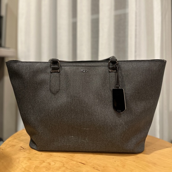 Tumi Handbags - Tumi Sinclair Viera Business Charcoal Gray Tote Bag